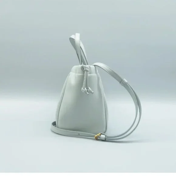 100% Authentic CELINE Blue Leather Satchel - Picture 3 of 12